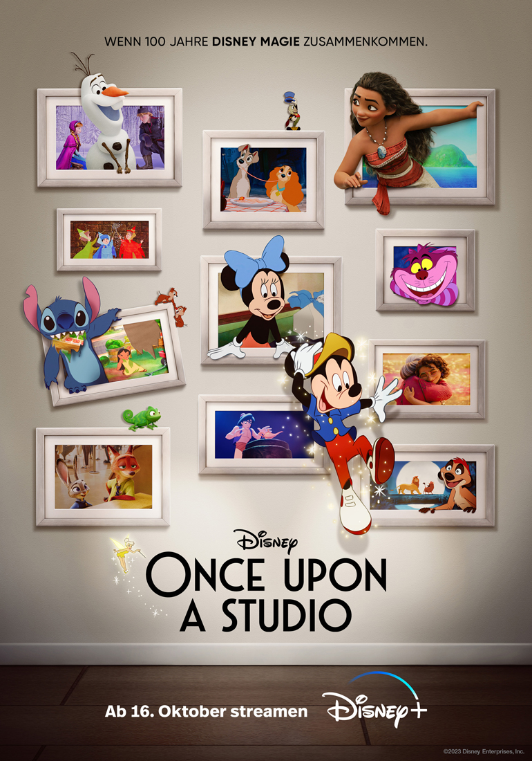 Der Kurzfilm "Once Upon a Studio" kann ab dem 16. Oktober 2023 anlässlich 100 Jahre Disney auf Disney+ gestreamt werden.