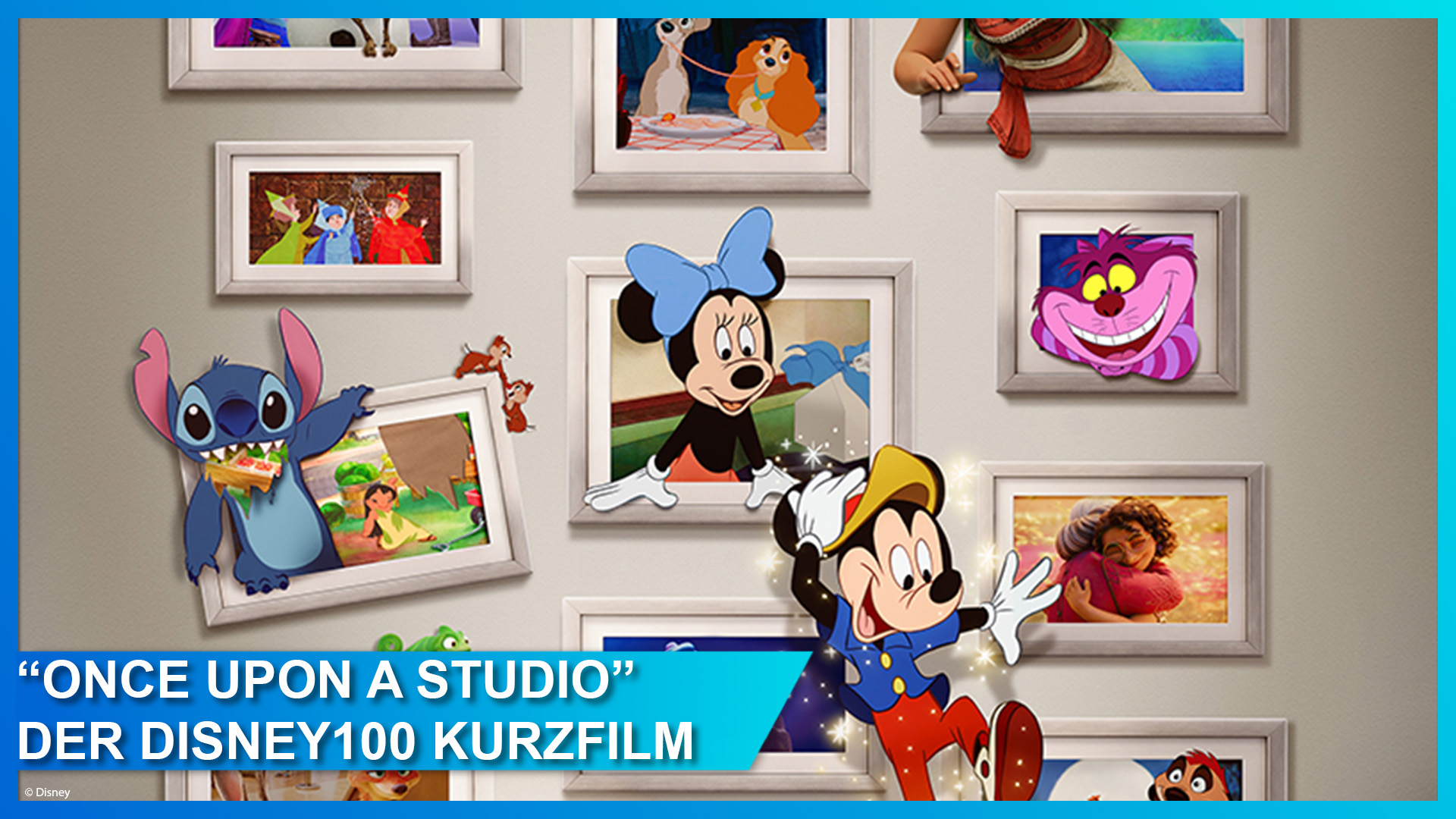 "Once Upon a Studio" zu Disney100 ab 16. Oktober 2023 auf Disney+ streamen