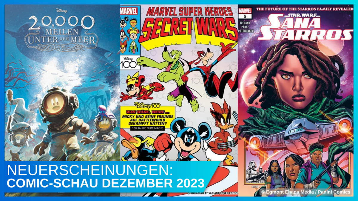 Disney Comic-Schau Dezember 2023: Micky erkundet Literaturklassiker, Daisy wird zur Marvel Heldin und Star Wars kommt zur Comic Con Stuttgart 11 Disney Central Beitragsbild Comicschau 12 2023