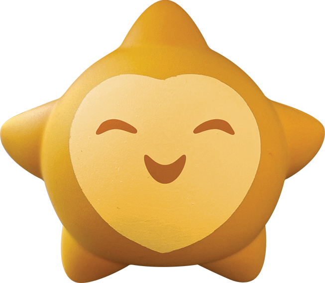 Wish Stern Knautschball / Stressball