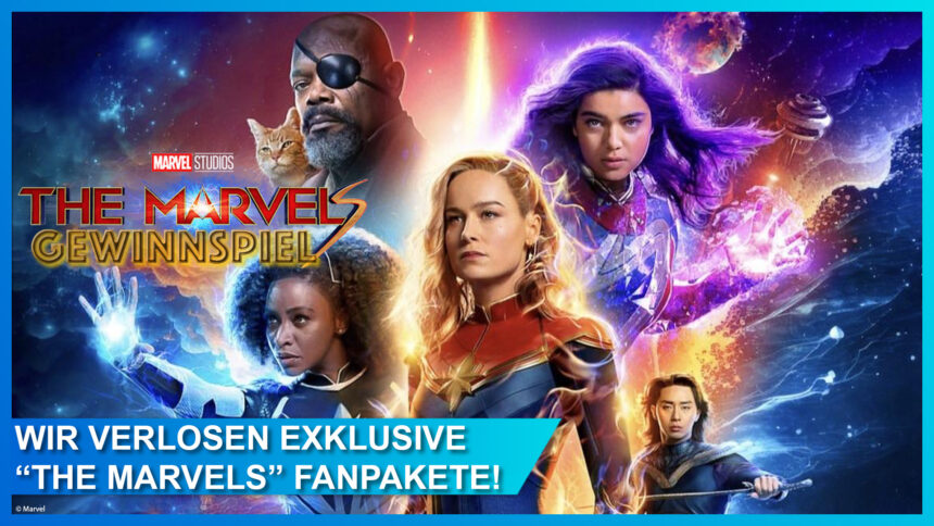 Gewinnspiel zum Kinostart von THE MARVELS: Wir verlosen großartige Fanpakete von Captain Marvel, Photon und Ms. Marvel!