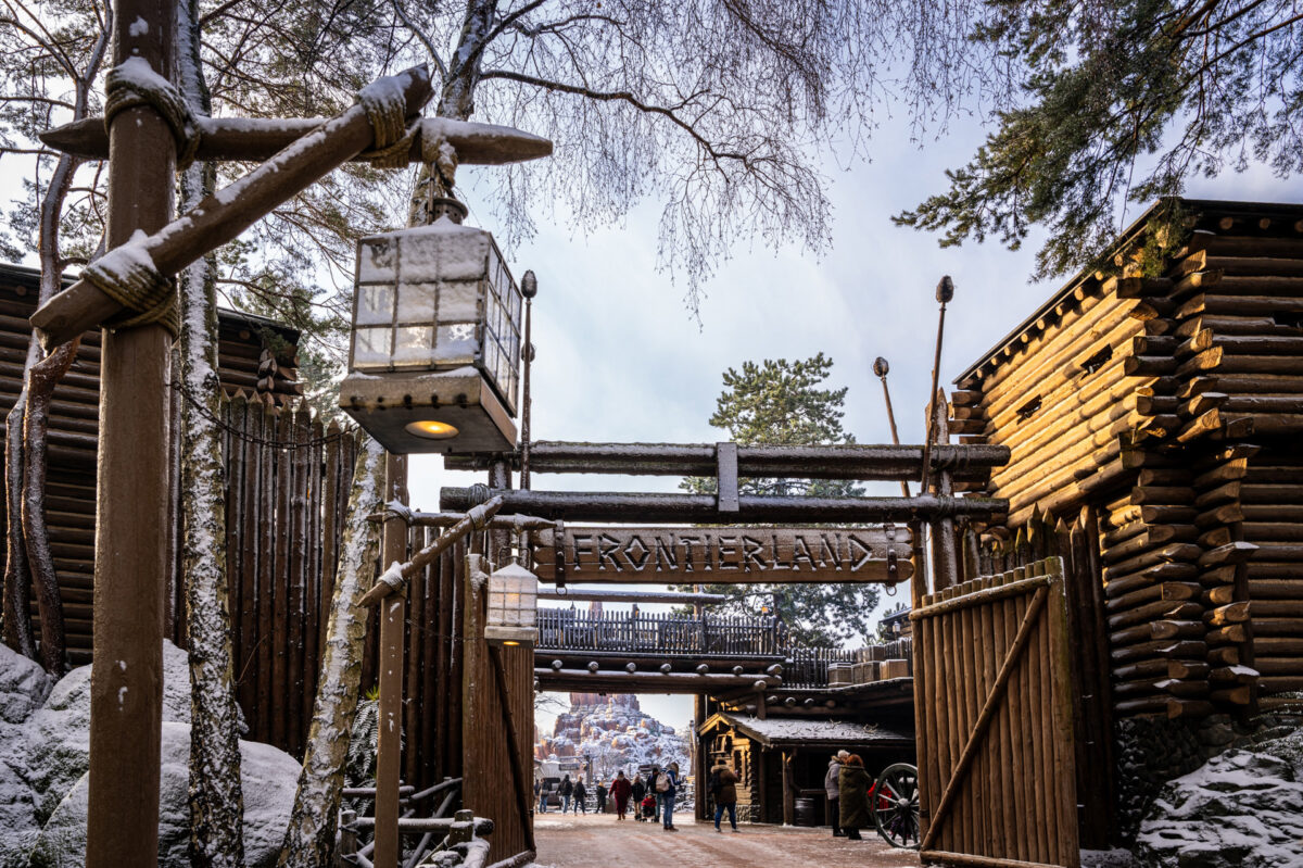 Disneyland Paris: Frontierland im Schnee