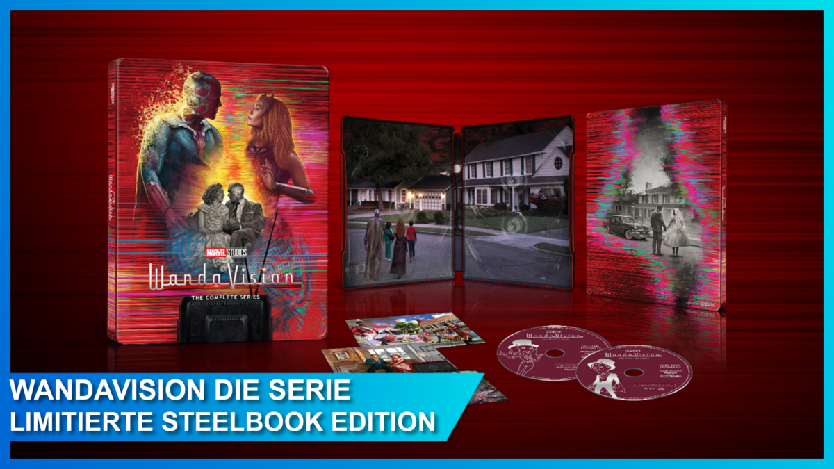 WandaVision – die komplette Serie ab 1. März im limitierten Steelbook auf 4K Ultra HD Blu-ray 22 WandaVision - Die komplette Serie ab 1. März 2024 auf 4K Ultra HD Blu-ray Disc im Steelbook
