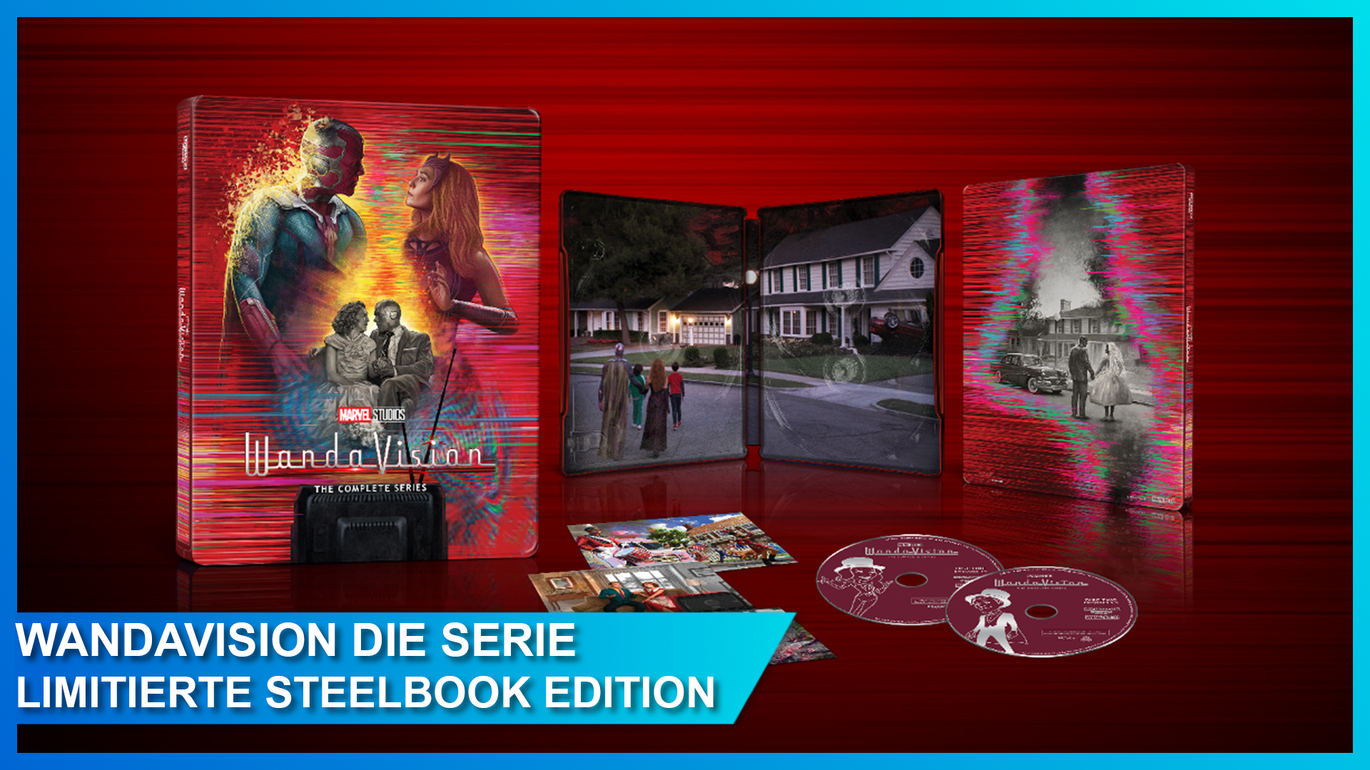 WandaVision - Die komplette Serie ab 1. März 2024 auf 4K Ultra HD Blu-ray Disc im Steelbook