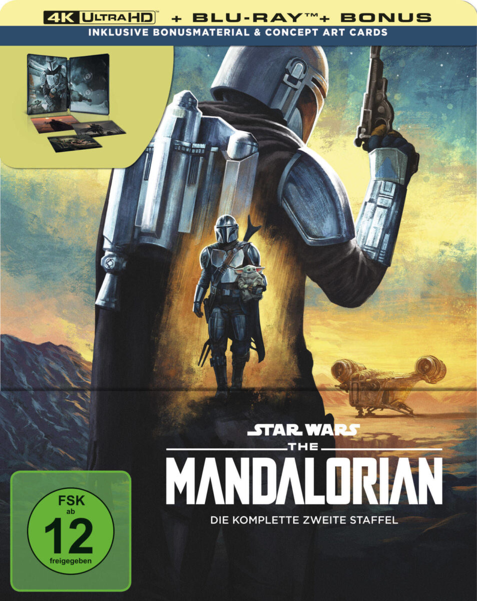 Star Wars: The Mandalorian - Die komplette zweite Staffel auf 4K Ultra HD Blu-ray im limitierten Steelbook