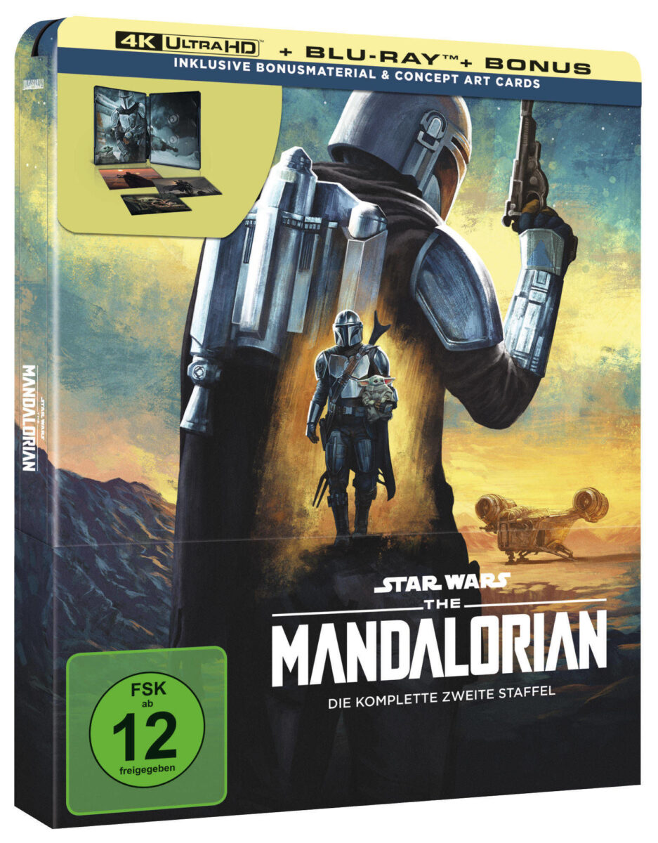 Star Wars: The Mandalorian - Die komplette zweite Staffel auf 4K Ultra HD Blu-ray im limitierten Steelbook