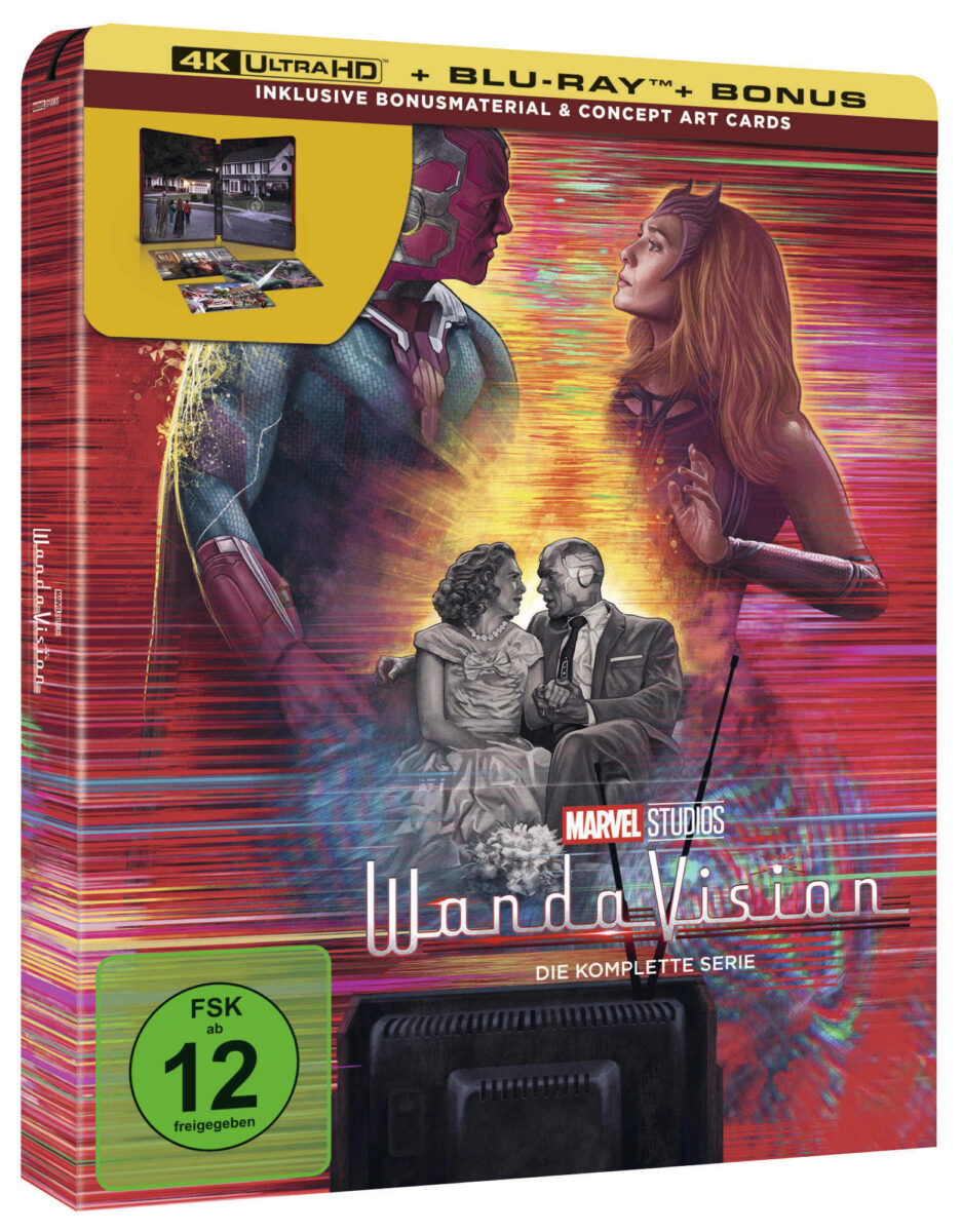 Mega Marvel Gewinnspiel: Wir verlosen 1x WANDAVISION im limitierten 4K Ultra HD Blu-ray Steelbook und 2x THE MARVELS auf DVD! 3 WandaVision 4K Ultra HD Blu-ray