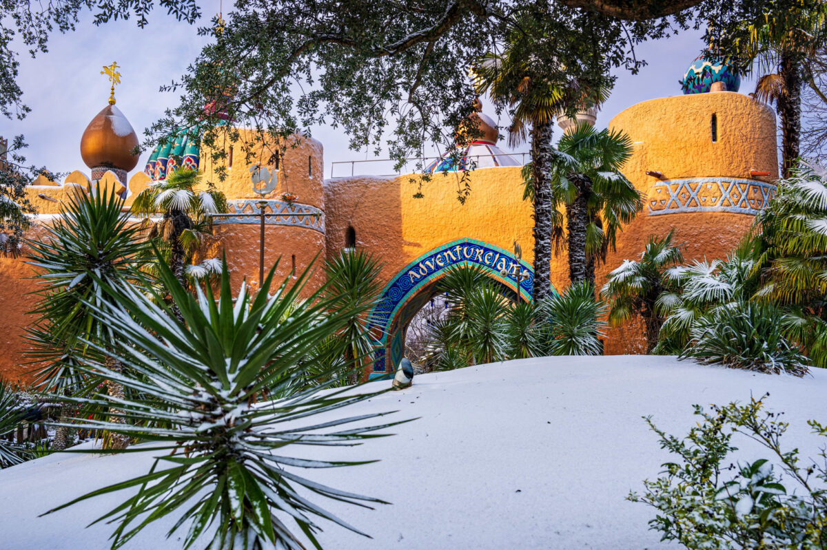 Disneyland Paris: Adventureland im Schnee