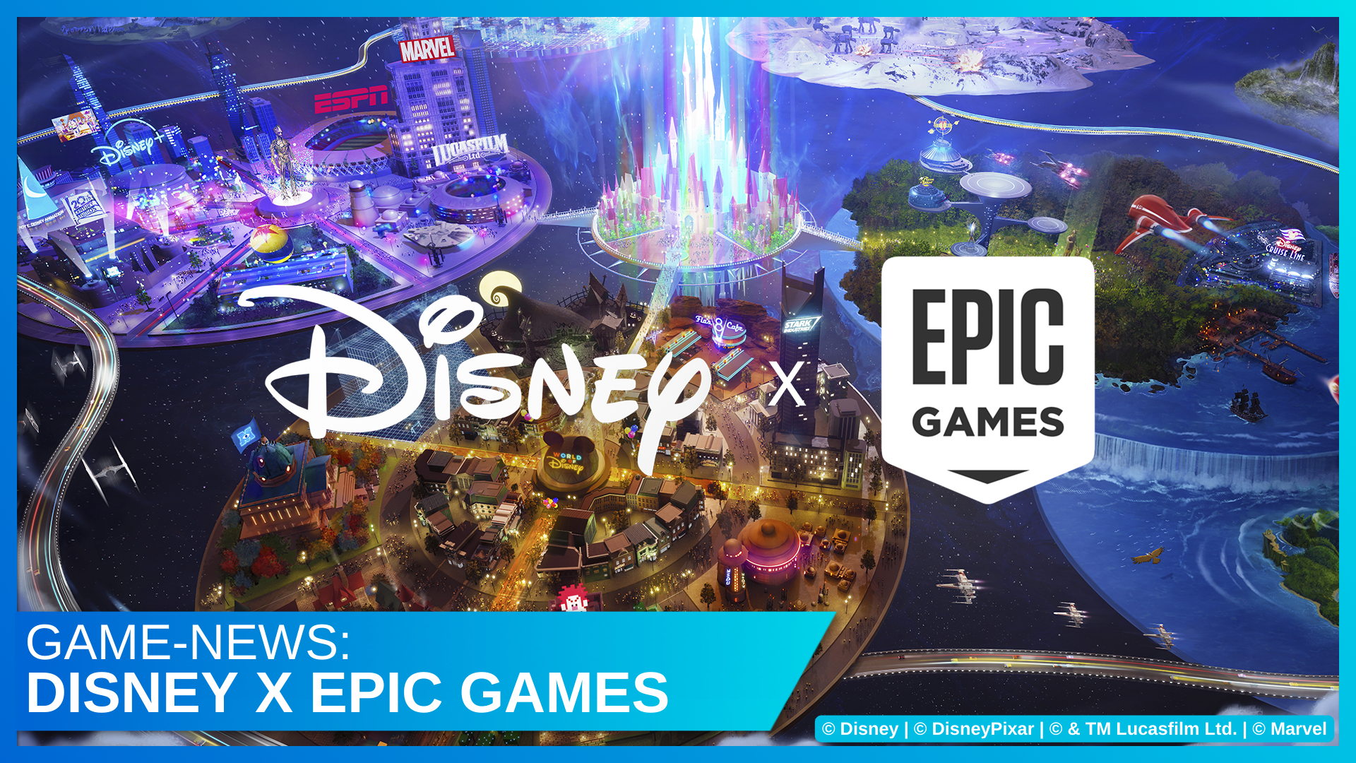 Videospiele: Disney investiert $ 1,5 Milliarden in Epic Games (Fortnite) und kündigt enge Zusammenarbeit an