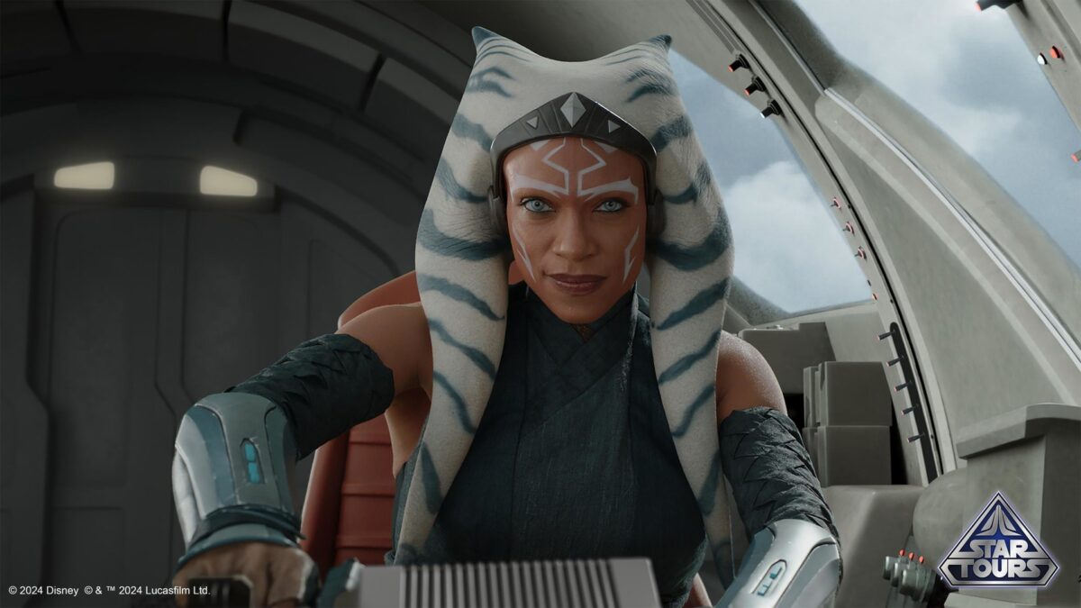 Ahsoka in Star Tours – The Adventures Continue in Disneyland Paris