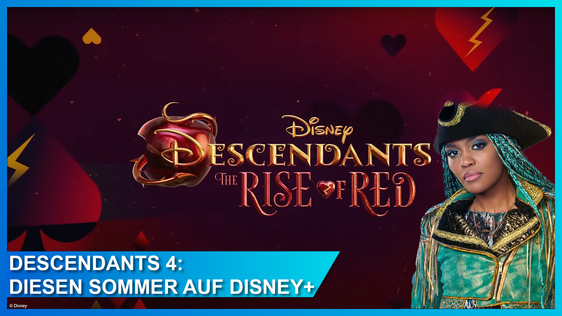 Descendants 4: The Rise of Red Trailer - ab Sommer 2024 auf Disney+