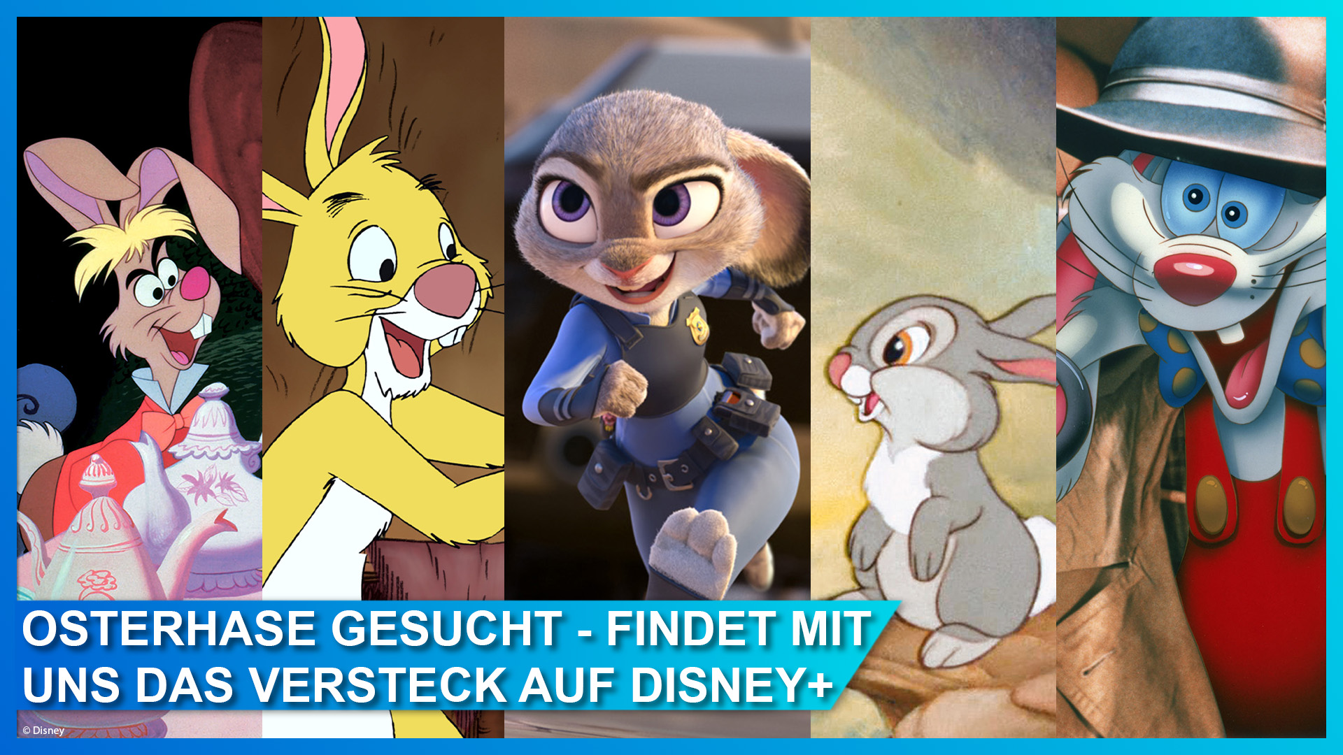 Hase auf Disney+ gesichtet: Auf der (Möhren-)Spur des Osterhasen quer durch Filme und Serien…