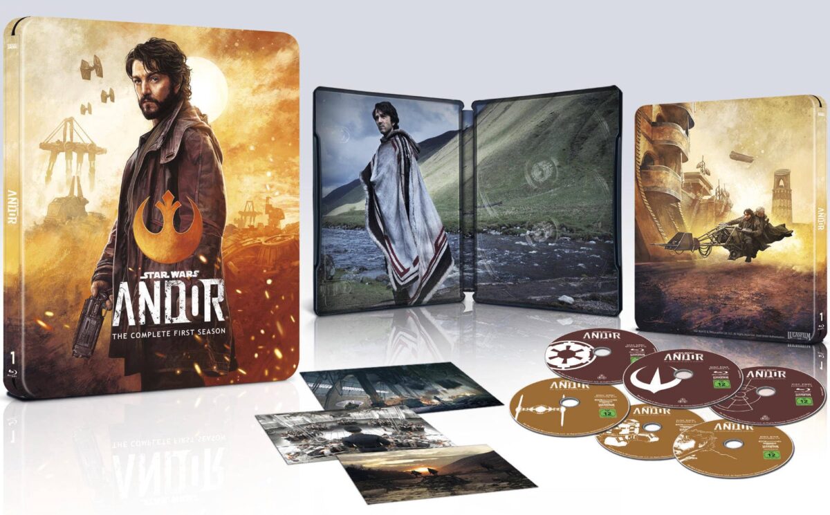 Star Wars: Andor - Die komplette erste Staffel ab 5. Juli auf 4K Ultra HD Blu-ray im Steelbook erhältlich.