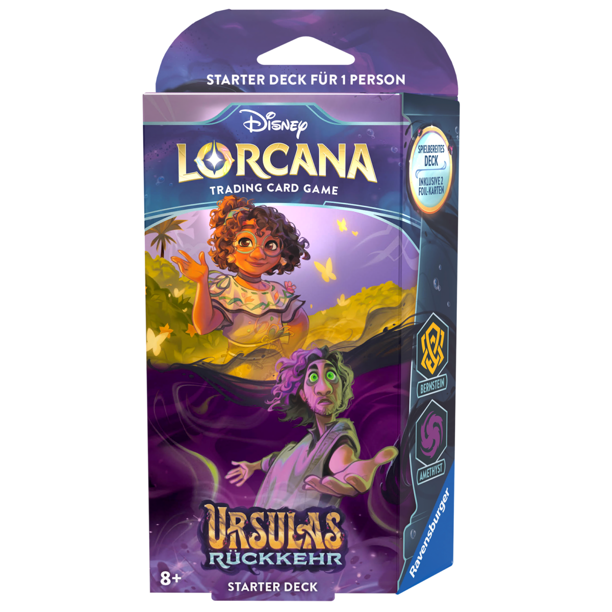 Disney Lorcana Trading Card Game: Kapitel 4 - Ursulas Rückkehr: Starter Deck Bernstein & Amethyst