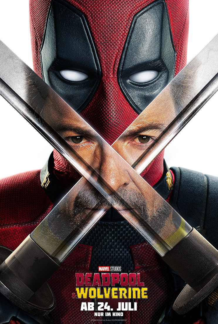 Deadpool & Wolverine – Neuer Trailer zum Marvel Abenteuer des Jahres – ab 24. Juli im Kino 4 Marvel Studios Deadpool & Wolverine Poster Ryan Reynolds