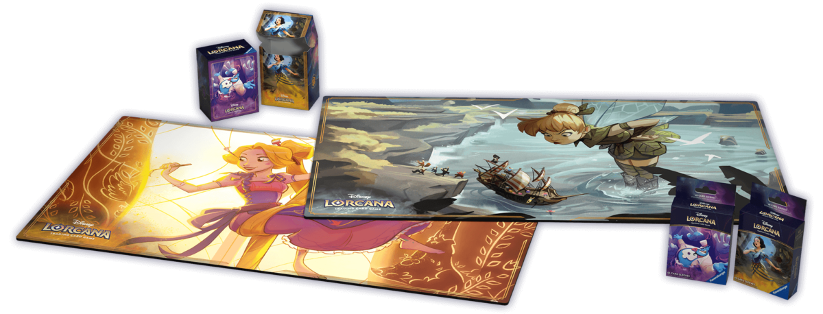 Disney Lorcana Trading Card Game: Ursulas Rückkehr - Zubehör: Kartenhülle, Deckboxen und Spielmatten