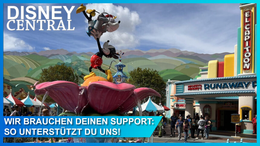 DisneyCentral.de Support durch Disneyland Paris, Disney Store affiliate links und mehr