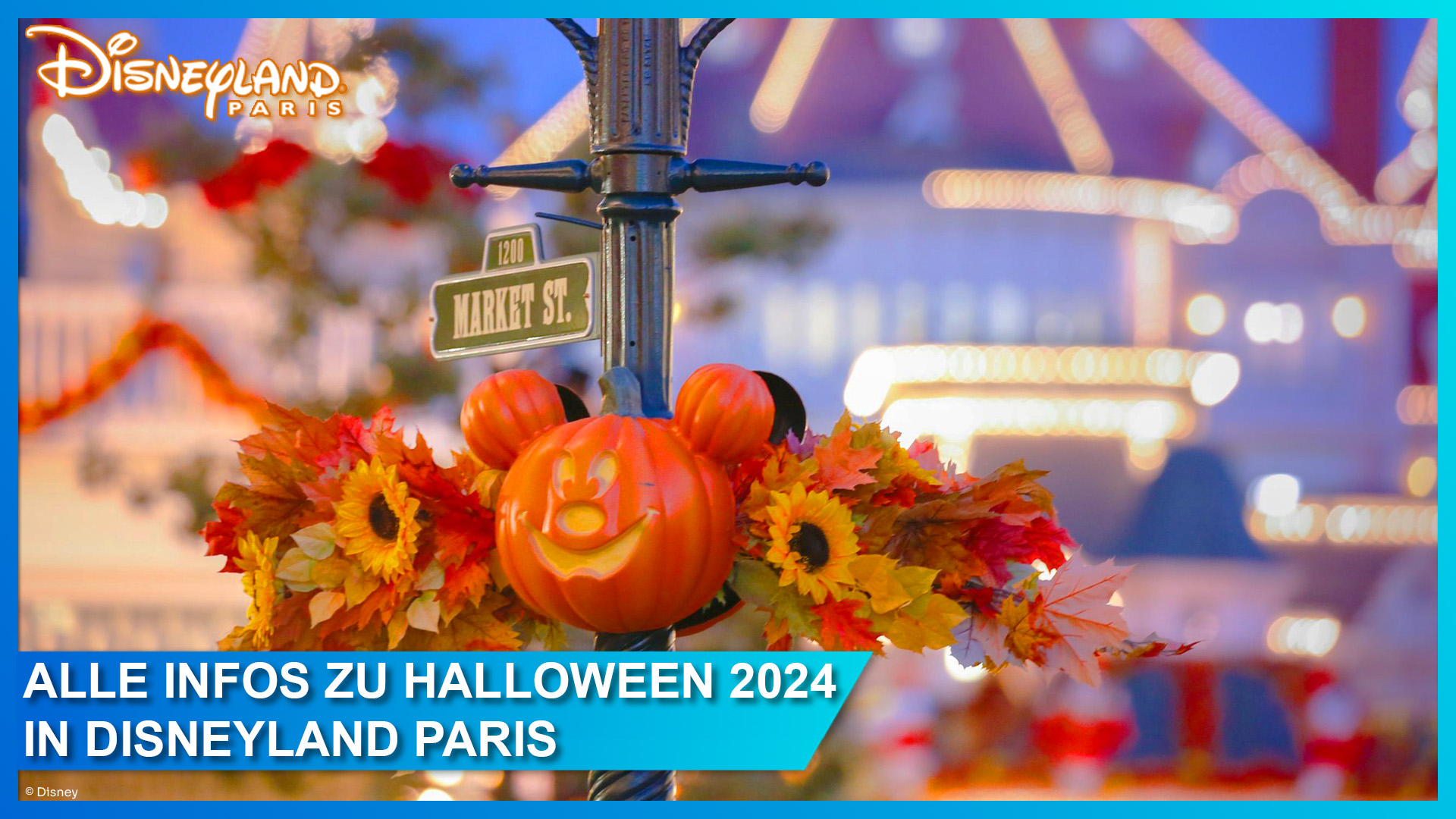 Disneyland Paris: Disney Halloween Festival vom 1. Oktober bis 3. November 2024