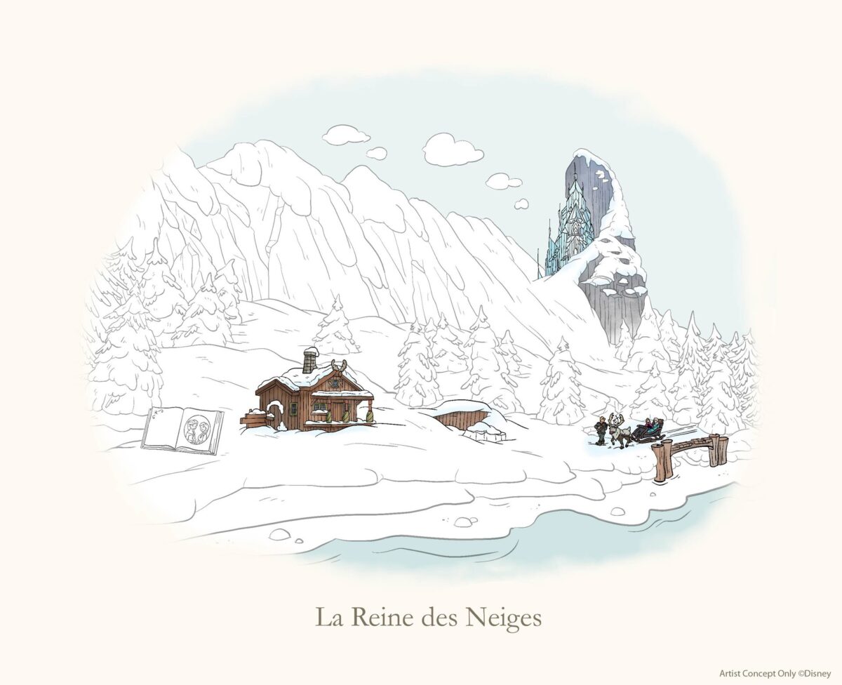 Frozen in Le Pays des Contes de Fées in Disneyland Paris 2024