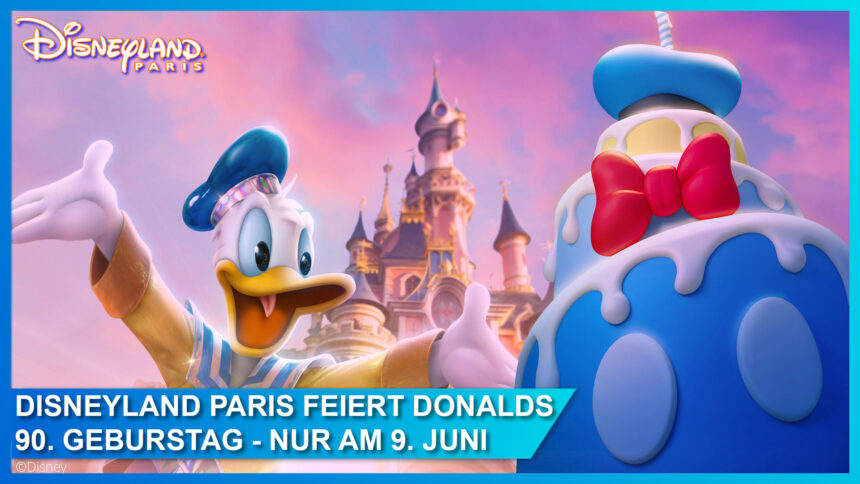 So könnt ihr (nur!) am 9. Juni Donald Ducks 90. Geburtstag in Disneyland Paris feiern!