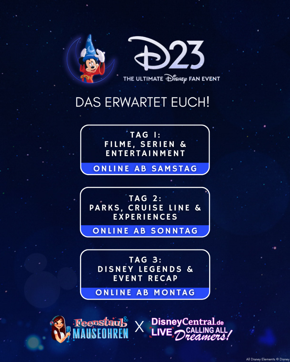 DisneyCentral.de LIVE: Calling all Dreamers X Feenstaub & Mauseohren D23: The Ultimate Disney Fan Event Podcast-Special