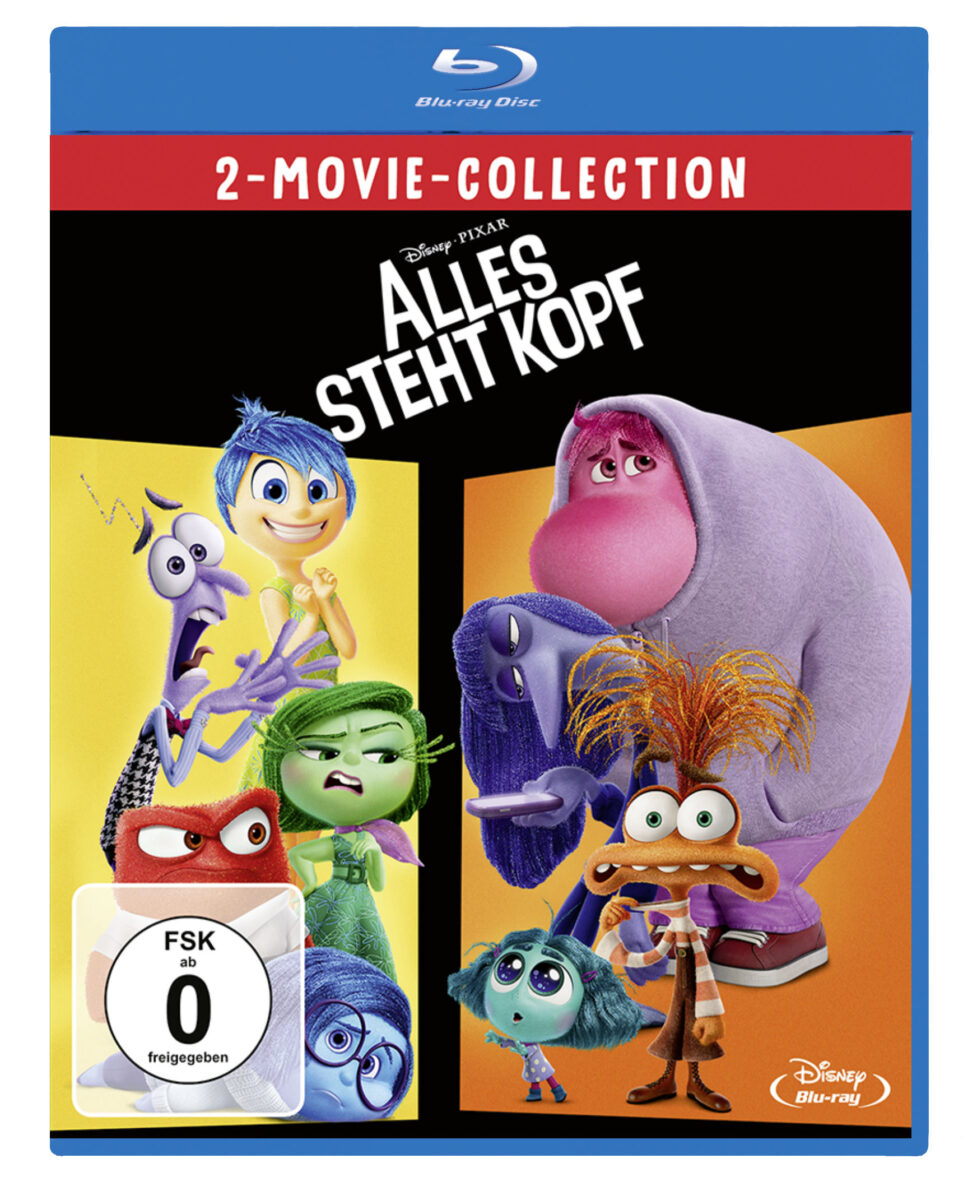 Alles steht Kopf 2: Pixar Fortsetzung ab 4. Oktober auf Blu-ray & DVD erhältlich – jetzt vorbestellen! 9 Alles steht Kopf 2-Movie-Collection auf Blu-ray