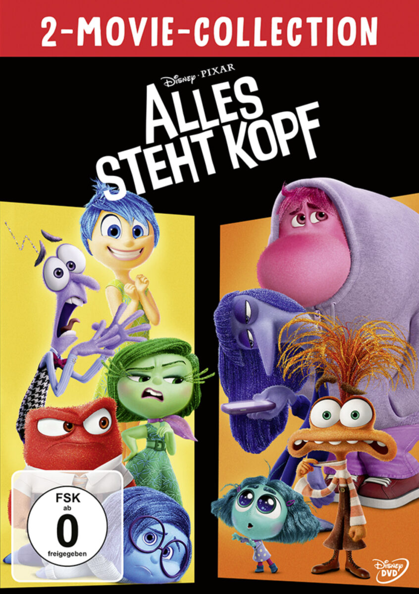 Alles steht Kopf 2: Pixar Fortsetzung ab 4. Oktober auf Blu-ray & DVD erhältlich – jetzt vorbestellen! 11 Alles steht Kopf 2-Movie-Collection auf DVD