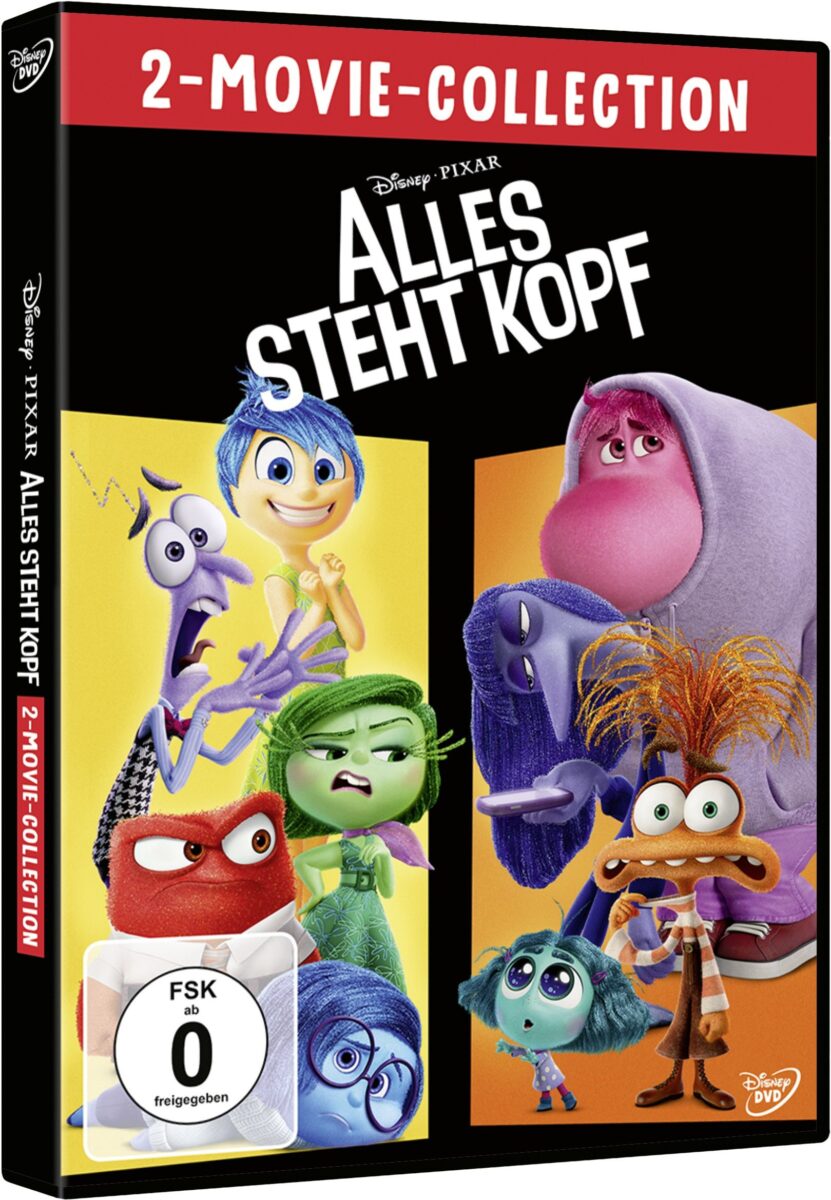 Alles steht Kopf 2: Pixar Fortsetzung ab 4. Oktober auf Blu-ray & DVD erhältlich – jetzt vorbestellen! 12 Alles steht Kopf 2-Movie-Collection auf DVD