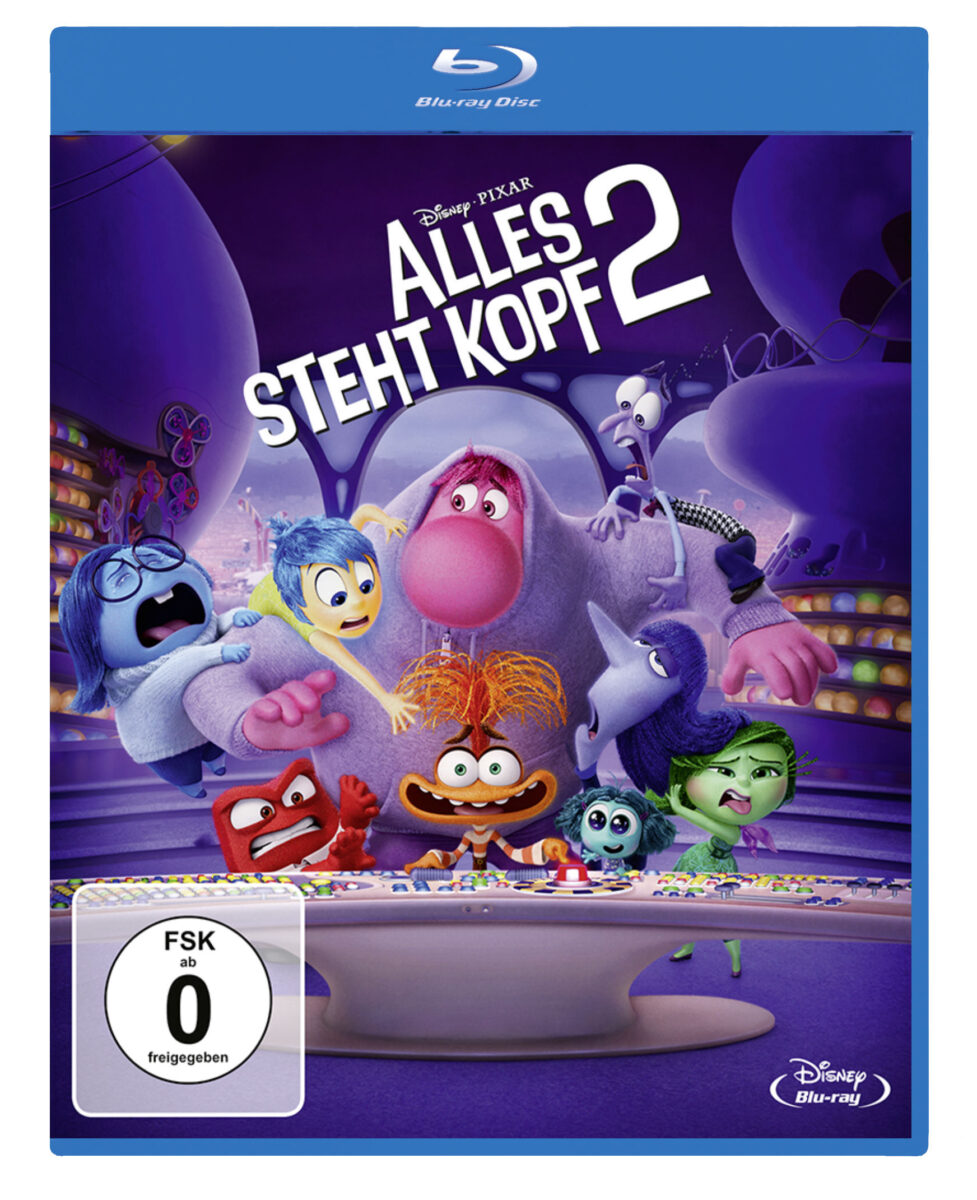 Alles steht Kopf 2: Pixar Fortsetzung ab 4. Oktober auf Blu-ray & DVD erhältlich – jetzt vorbestellen! 5 Alles steht Kopf Blu-ray Disc Cover Deutschland