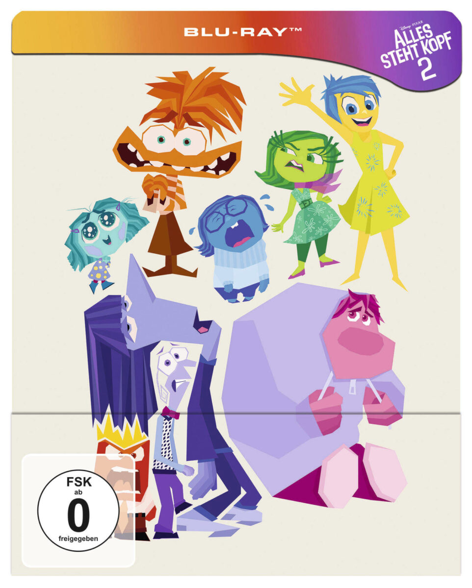 Alles steht Kopf 2: Pixar Fortsetzung ab 4. Oktober auf Blu-ray & DVD erhältlich – jetzt vorbestellen! 3 Alles steht Kopf Blu-ray Steelbook Cover Deutschland