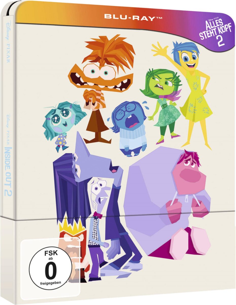 Alles steht Kopf 2: Pixar Fortsetzung ab 4. Oktober auf Blu-ray & DVD erhältlich – jetzt vorbestellen! 4 Alles steht Kopf Blu-ray Steelbook Cover Deutschland