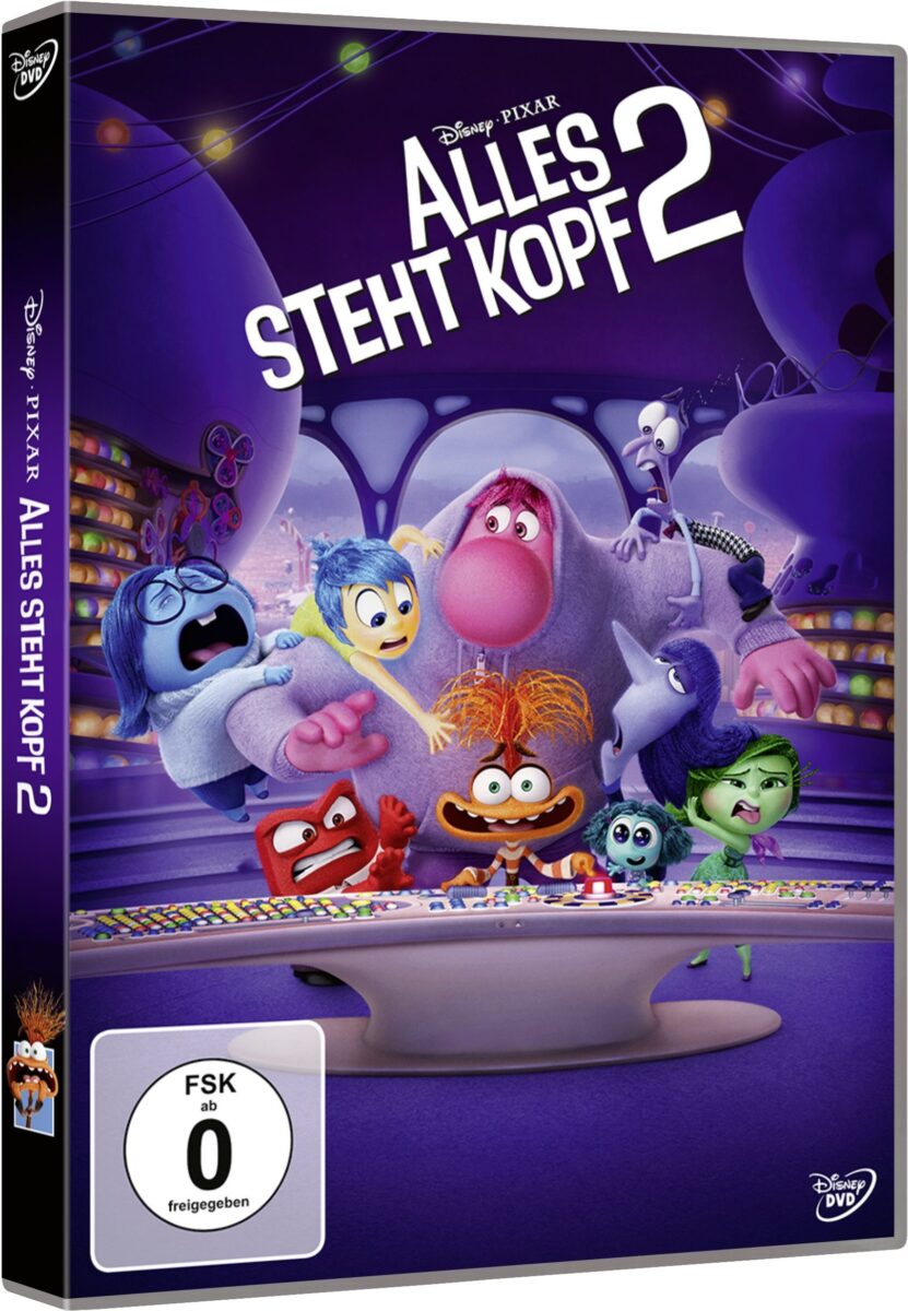Alles steht Kopf 2: Pixar Fortsetzung ab 4. Oktober auf Blu-ray & DVD erhältlich – jetzt vorbestellen! 8 Alles steht Kopf DVD Cover Deutschland