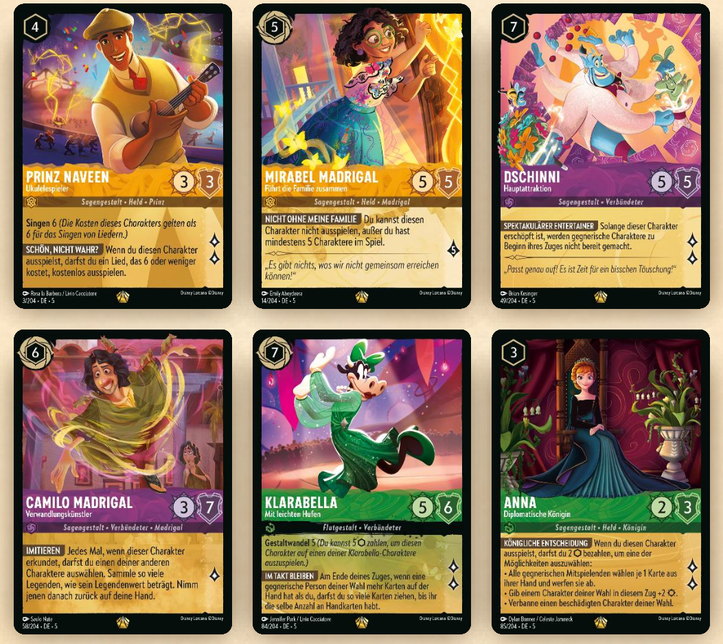 Disney Lorcana: Himmelsleuchten - Legendäre Karten