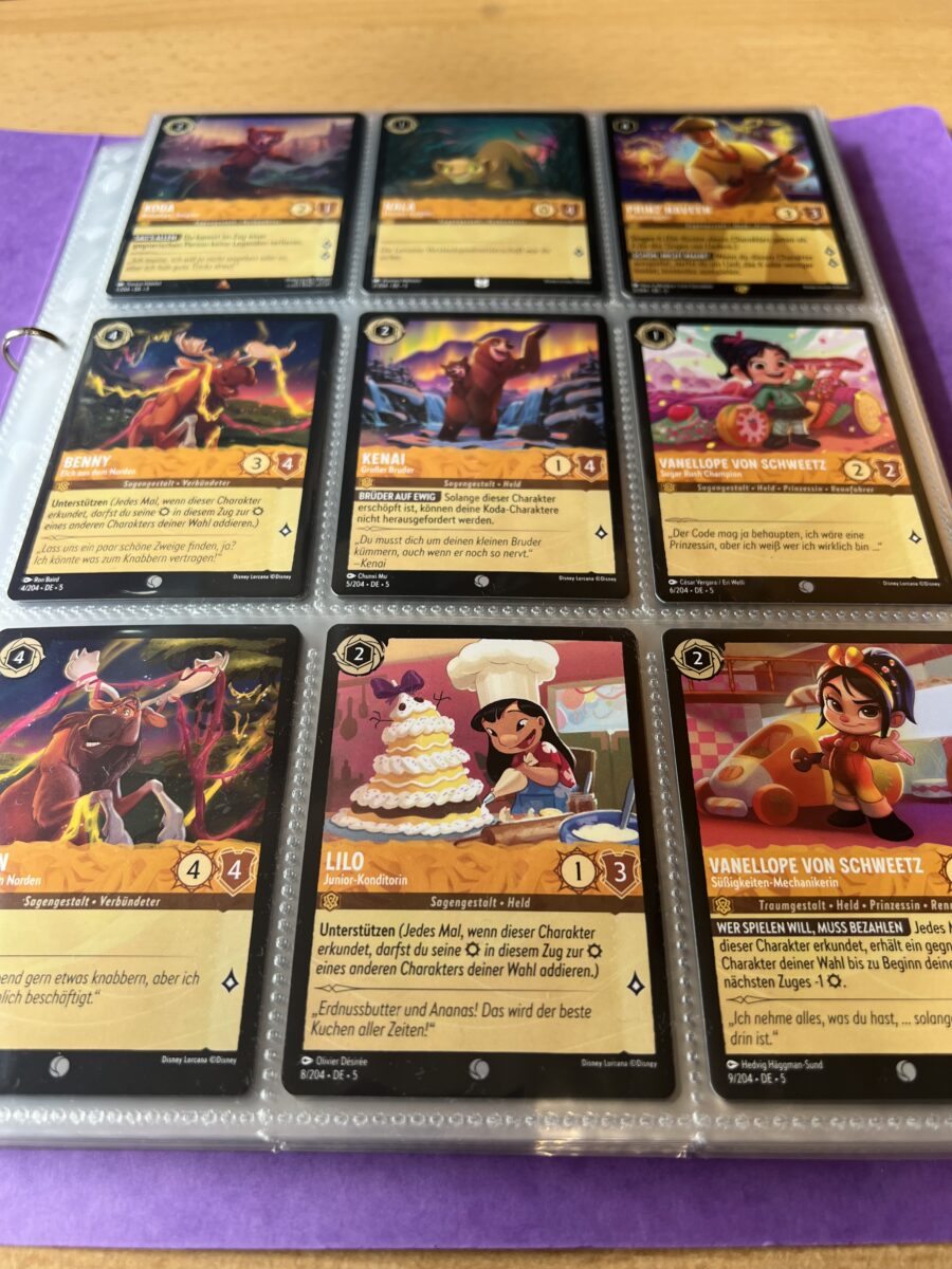 Disney Lorcana: Himmelsleuchten (Set 5) deutsche Karten