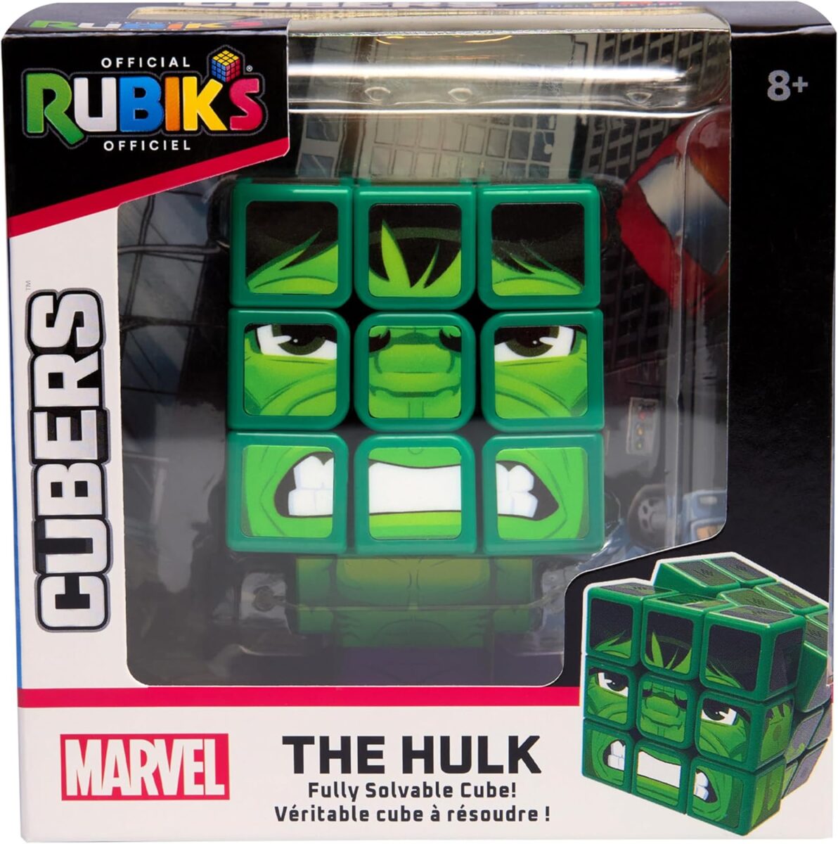85 Jahre Marvel Gewinnspiel: Rubik's Cubers 3x3 Würfel Hulk von Spin Master im Wert von 19,99 €
