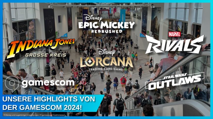 gamescom 2024 – das waren unsere Disney Gaming Highlights: Epic Mickey, Lorcana, Star Wars Outlaws, Marvel Rivals und Indiana Jones