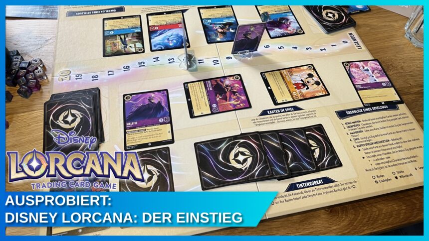 Review: Disney Lorcana im Test – “Der Einstieg” führt als Brettspiel an die Regeln heran