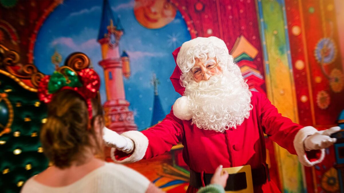 Der Weihnachtsmann in Disneyland Paris