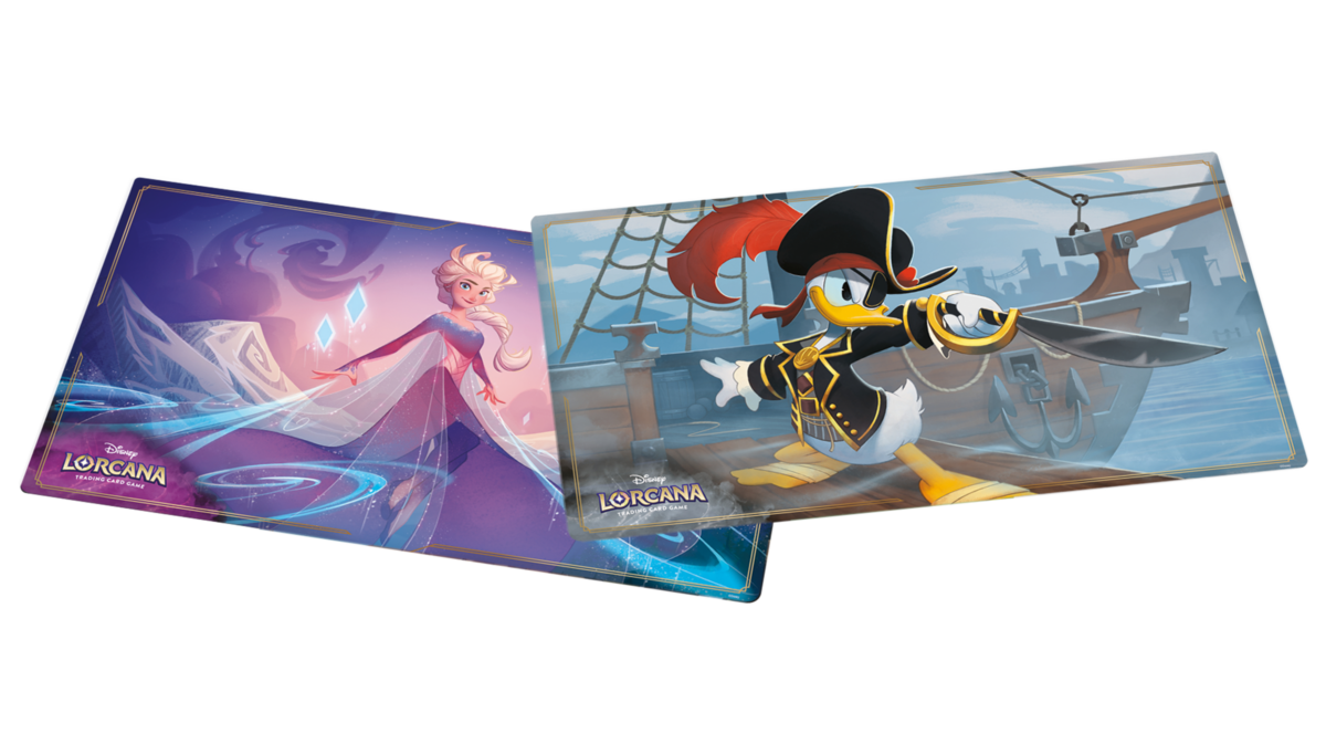 Disney Lorcana: Azurblaues Meer Spielmatte Elsa & Donald Duck Pirat