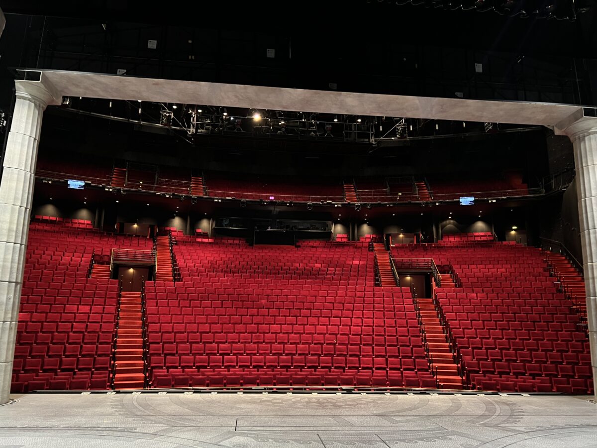 Die Musical-Bühne im Stage Theater Neue Flora für Disneys Hercules