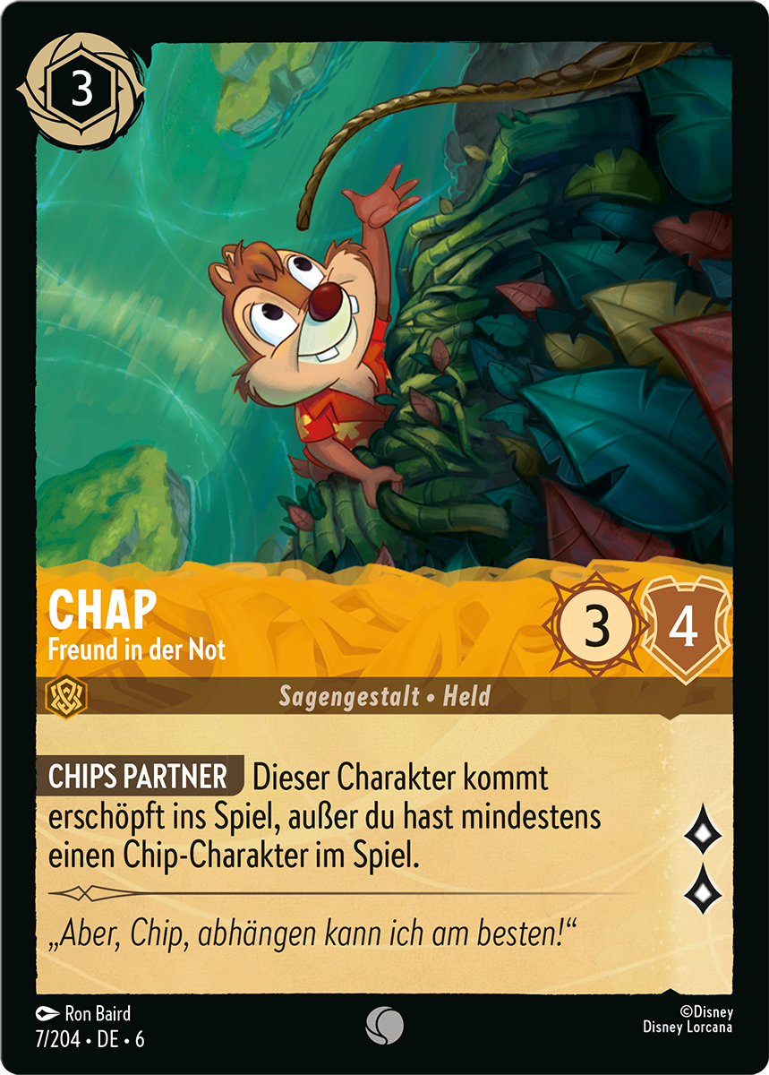 Disney Lorcana: Azurblaues Meer - Chap - Freund in der Not