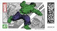 Hulk Briefmarke Deutsche Post 2024 Marvel
