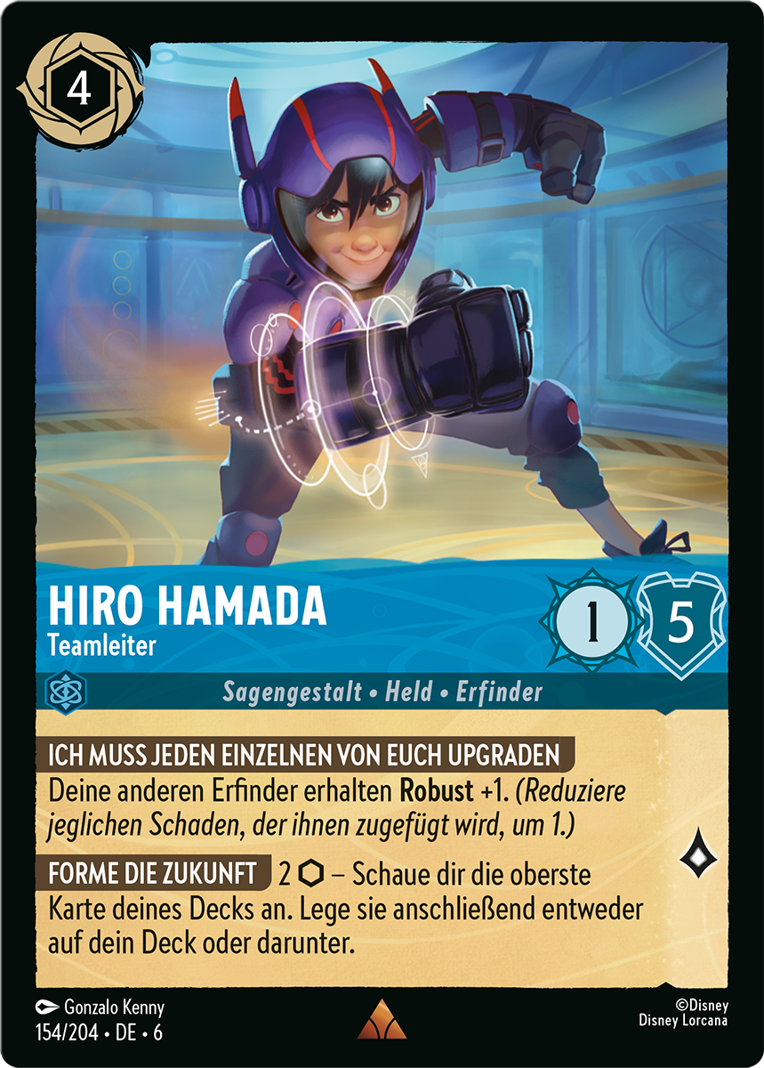 Disney Lorcana: Azurblaues Meer - Hiro Hamada