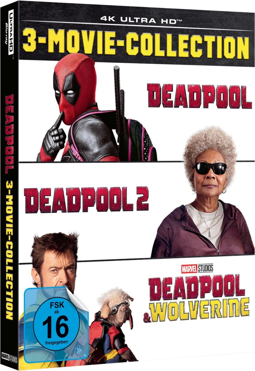 Deadpool 3-Movie-Collection auf 4K Ultra HD Blu-ray