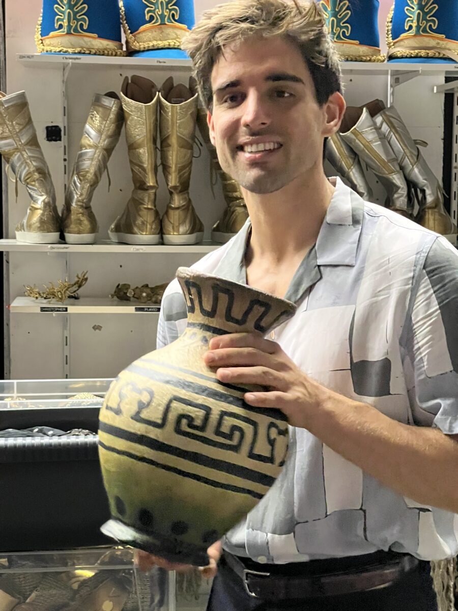 Hidden Mickey at Hercules Musical in Hamburg, Germany