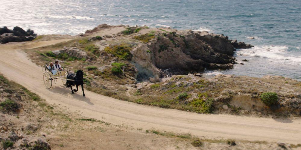 The Little Mermaid beach location in Sardinia