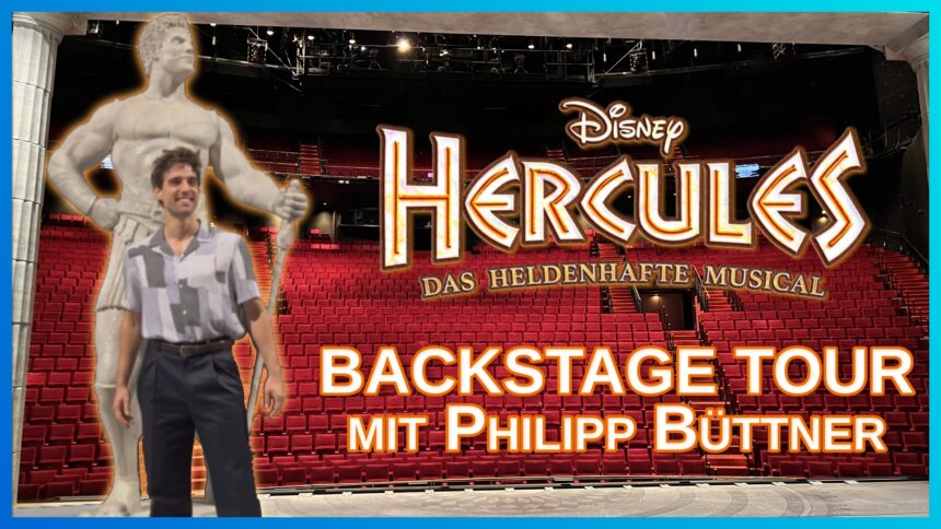 Mit dem neuen HERCULES auf Backstage-Tour: So macht sich Philipp Büttner als antiker Halbgott im Hamburger Musical