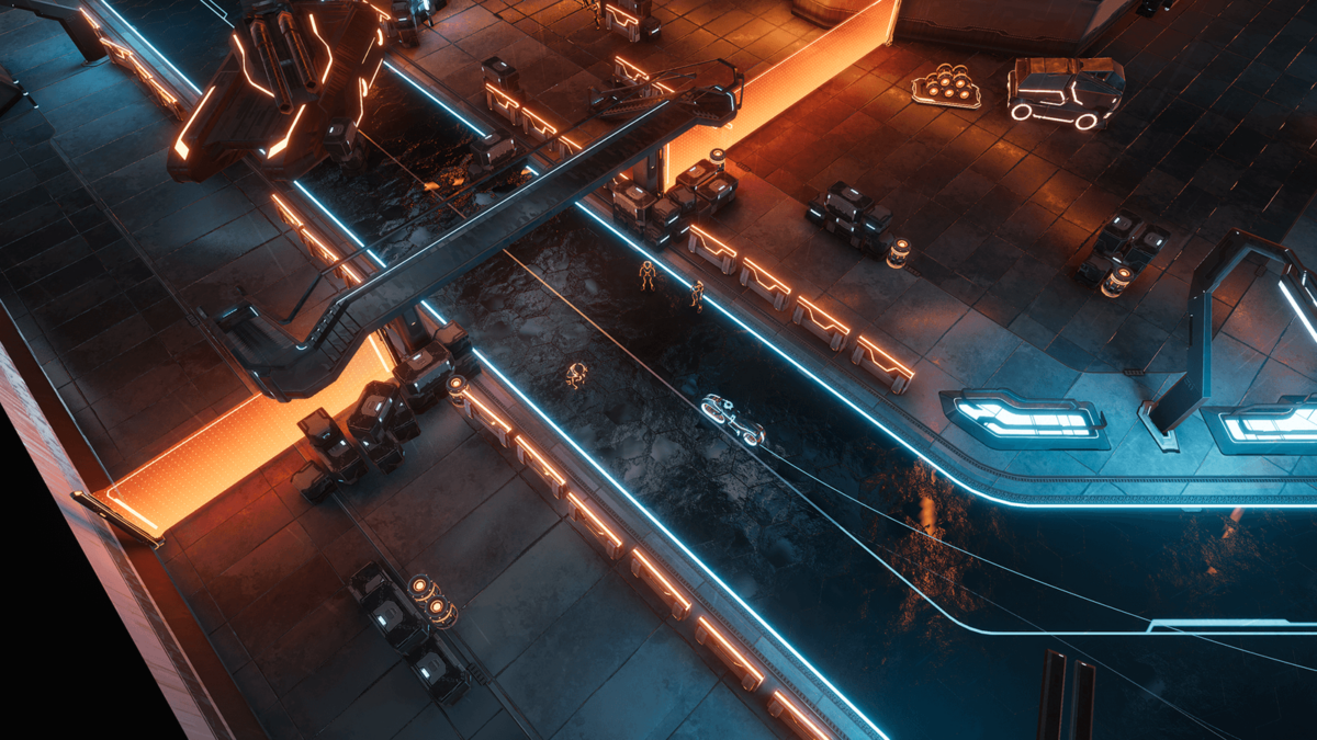 Zurück auf dem Lichtrenner im Video Game TRON: Catalyst
