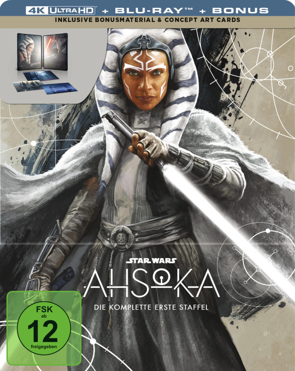 Lucasfilms Star Wars: Ahsoka - Die komplette erste Staffel ist ab dem 28. Februar 2025 im 4K Ultra HD Blu-ray Steelbook erhältlich