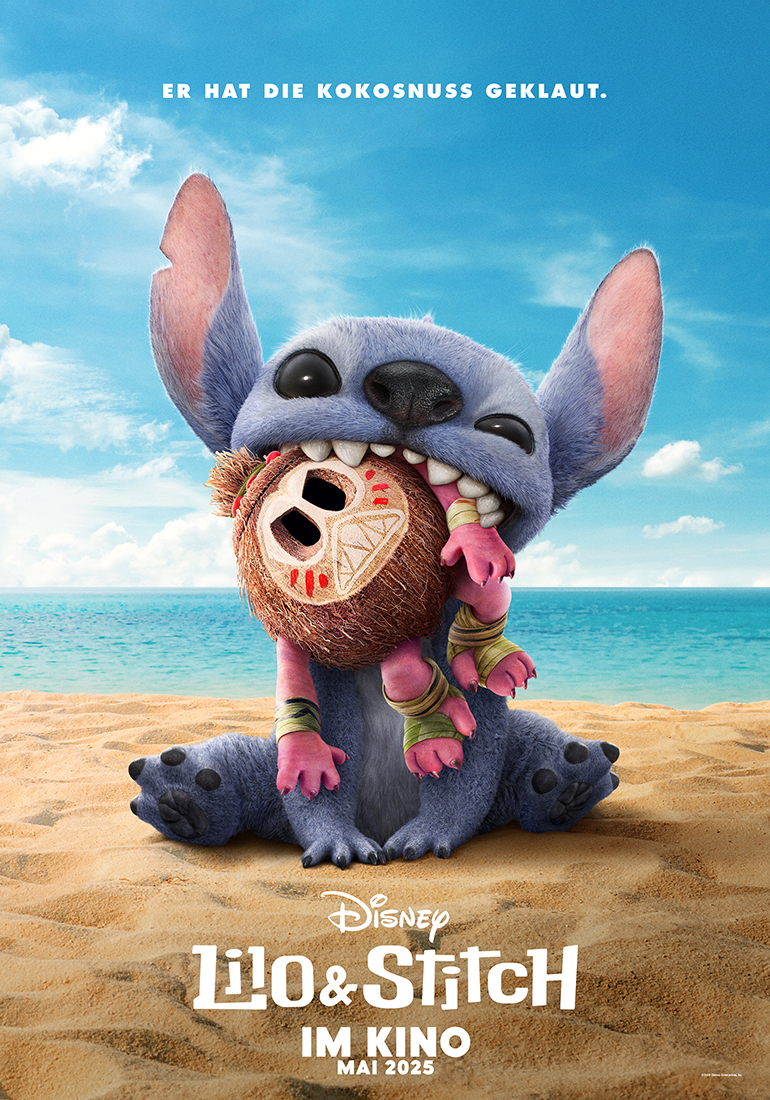 Lilo & Stitch Live Action Poster mit Kokomora aus Vaiana 2